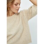 Half Sleeve Knit Pullover - Image 2