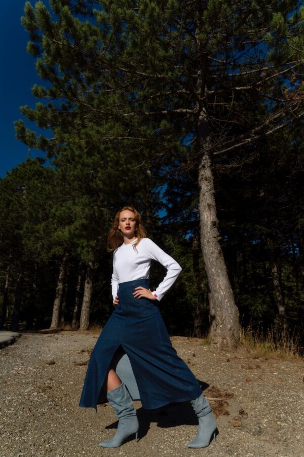IMG_9155 Mýa Denim Skirt - Image 1