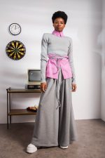 CARDS CROP TOP GREY - Image 5