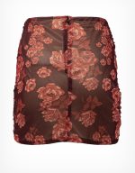 Φούστα Floral Mya Μπορντώ - Image 2