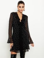 Φλοράλ φόρεμα με κορδέλα