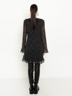 Φλοράλ φόρεμα με κορδέλα - Image 3