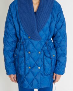 DOUBLE-BREASTED QUILTED DOWN JACKET - Image 3