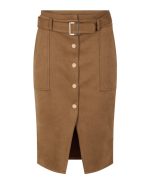 Φούστα καστόρ με κουμπιά