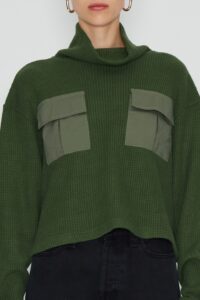 WINTER CAMOUFLAGE CROP KNITWEAR - Image 2