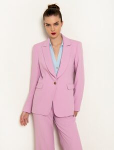 Blazer με χρυσό κουμπί - Image 4