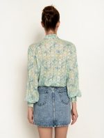 Φλοράλ πουκάμισο με δέσιμο - Image 2