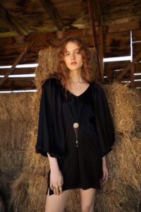 RIVER TOP DRESS black - Image 2