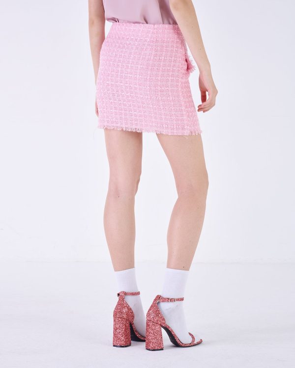 ΜΊΝΙ ΦΟΎΣΤΑ BOUCLÉ ΜΕ ΚΡΌΣΣΙΑ - Image 3