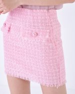 ΜΊΝΙ ΦΟΎΣΤΑ BOUCLÉ ΜΕ ΚΡΌΣΣΙΑ - Image 2