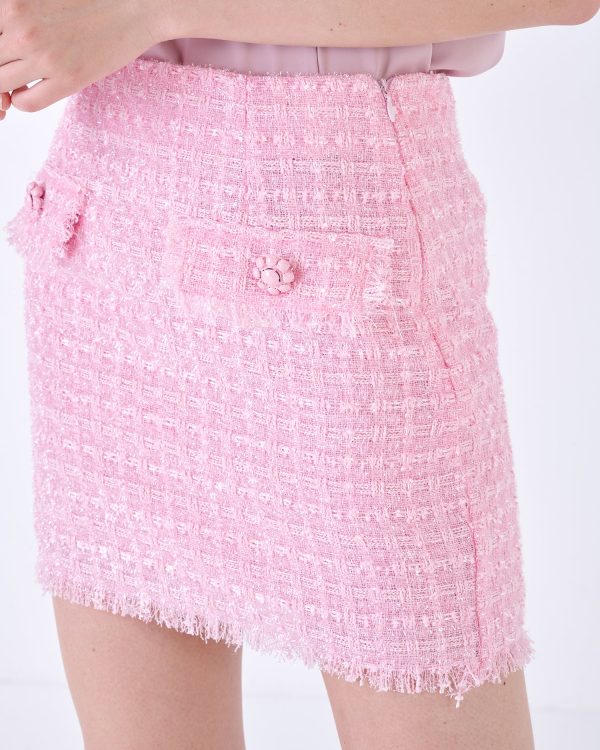 ΜΊΝΙ ΦΟΎΣΤΑ BOUCLÉ ΜΕ ΚΡΌΣΣΙΑ - Image 2