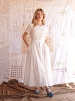 moineau φόρεμα σε λευκό