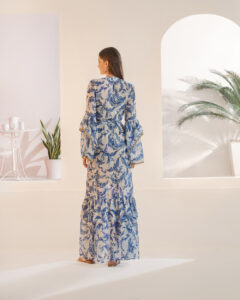 Κιμονό Floral Mya Μπλε - Image 2
