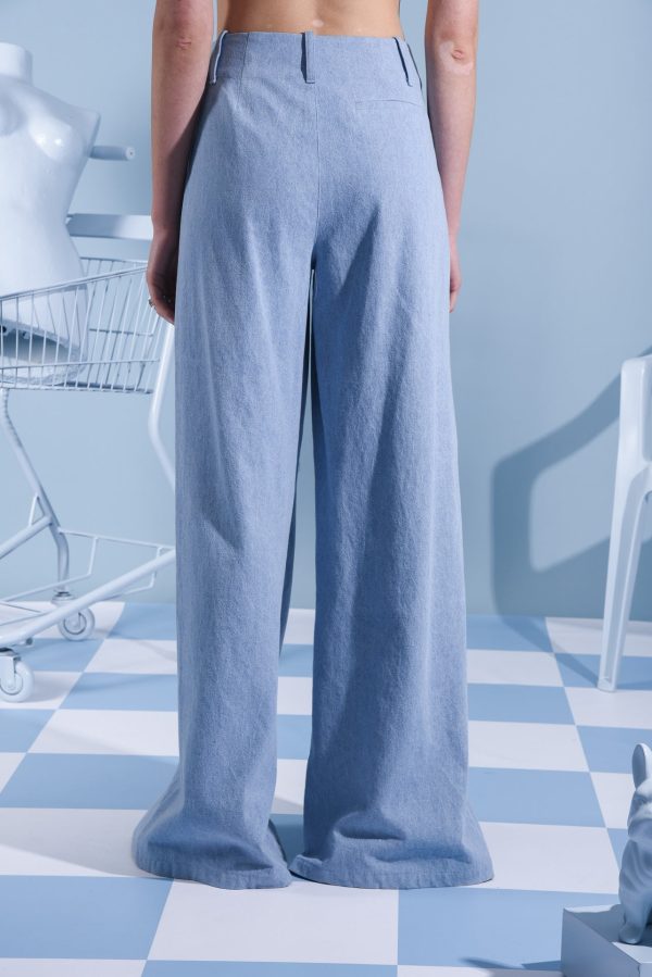 BRITNEY PANTS LIGHT BLUE - Image 3
