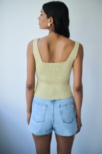 Crop Top Lurex Strass Cord - Image 2