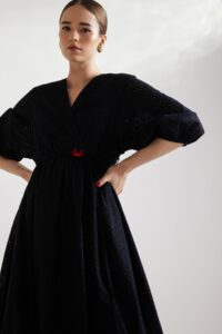 Lorenne Dress (Black lace)