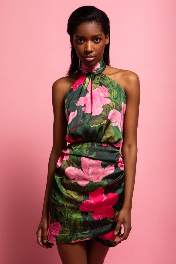 ELOISE MINI SATIN DRESS - Image 3