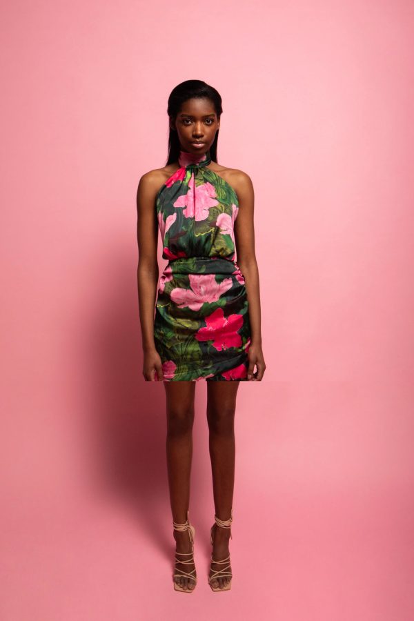 ELOISE MINI SATIN DRESS - Image 1