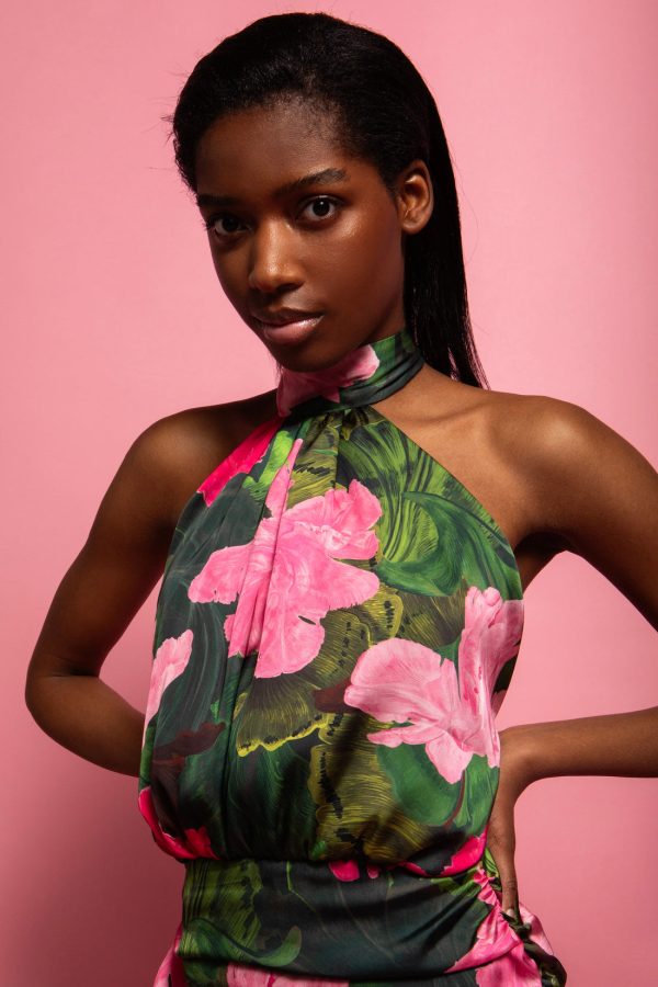 ELOISE MINI SATIN DRESS - Image 2