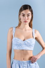 MEL B TOP light blue