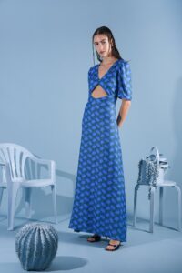 ARPYES PHOEBE BUFFAY MAXI DRESS