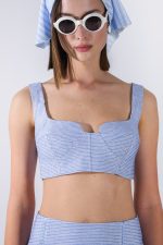 RACHEL TOP LIGHT BLUE - Image 5