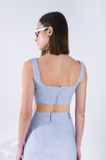 RACHEL TOP LIGHT BLUE - Image 2