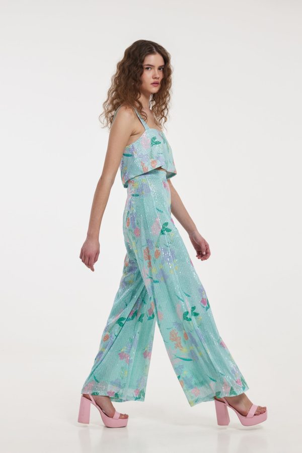 Yvonne Pants (Aqua) - Image 1