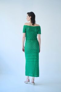 Set Skirt Maxi with Top Off Shoulder - Image 3