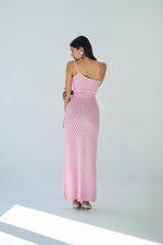 Σετ Top Lurex One Shoulder με Skirt Lurex Maxi - Image 2