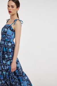 Calissa Dress (Blue)