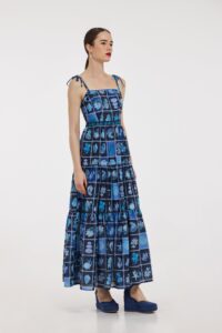 Calissa Dress (Blue) - Image 4