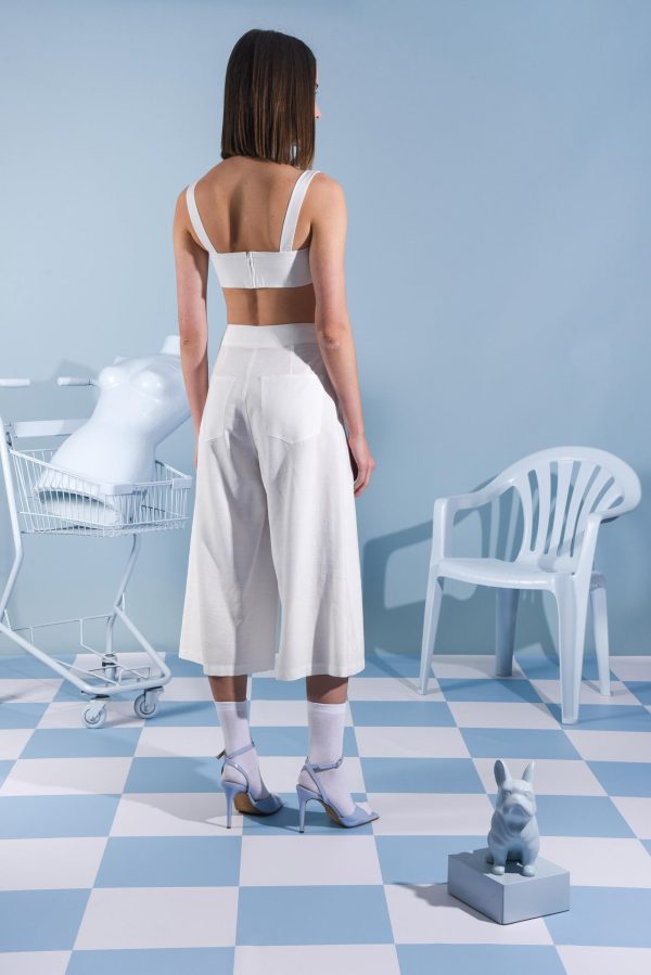 MONICA ZIP CULLOTE WHITE - Image 2