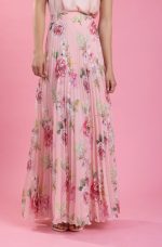 Φούστα πλισέ με λουλούδια - Image 3