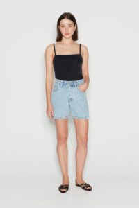 AQUAMARINE DENIM SHORTS