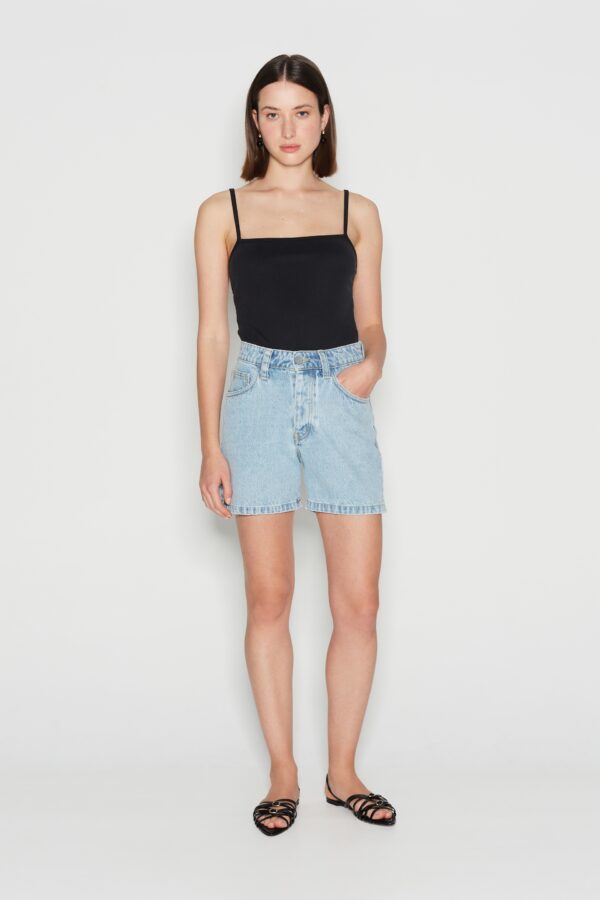 AQUAMARINE DENIM SHORTS - Image 1