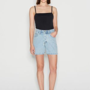AQUAMARINE DENIM SHORTS