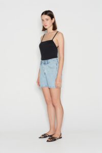 AQUAMARINE DENIM SHORTS - Image 5