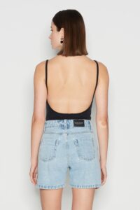 AQUAMARINE DENIM SHORTS - Image 3