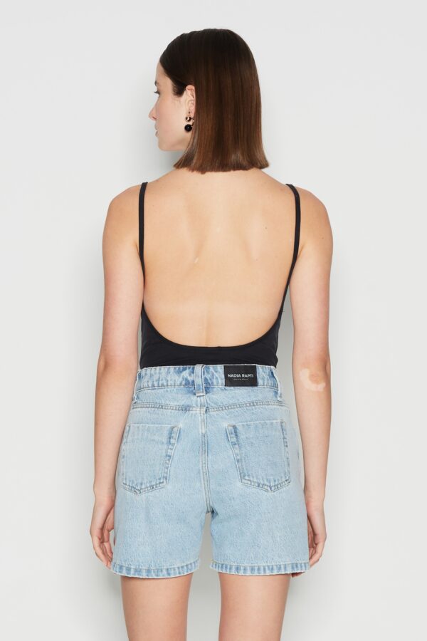 AQUAMARINE DENIM SHORTS - Image 3