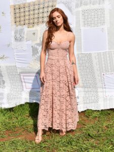 sono dress in old pink