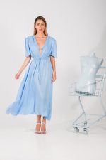 GARNER DRESS LIGHT BLUE - Image 2