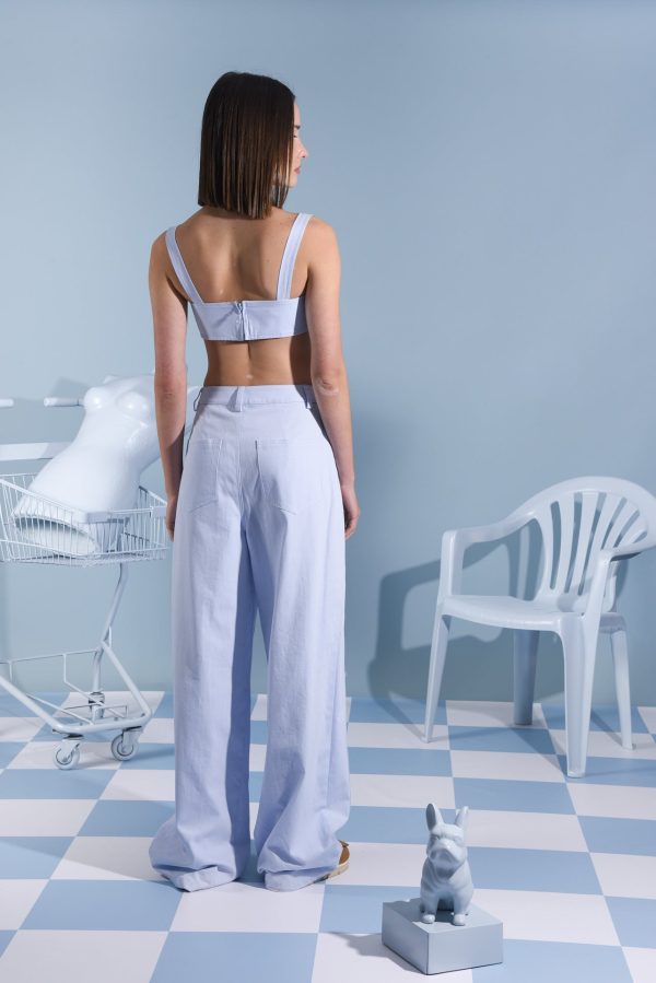 HOW YOU DOIN PANTS baby blue - Image 2