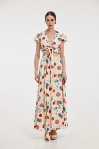 Cynthia Dress (Cream) - Image 4