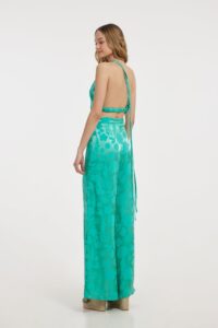 Yvonne Pants (Satin Aqua) - Image 2