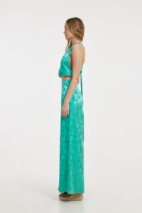 Yvonne Pants (Satin Aqua) - Image 3