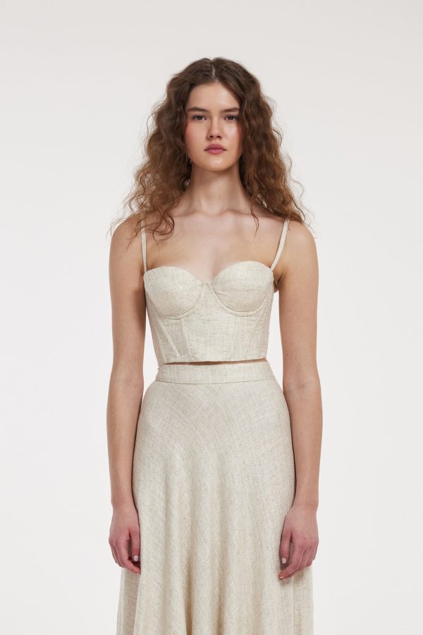 Charis Top (Beige) - Image 1