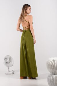 VICTORIA DRESS OLIVE - Image 4