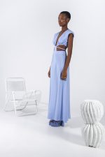 MELANIE C DRESS ciel - Image 2