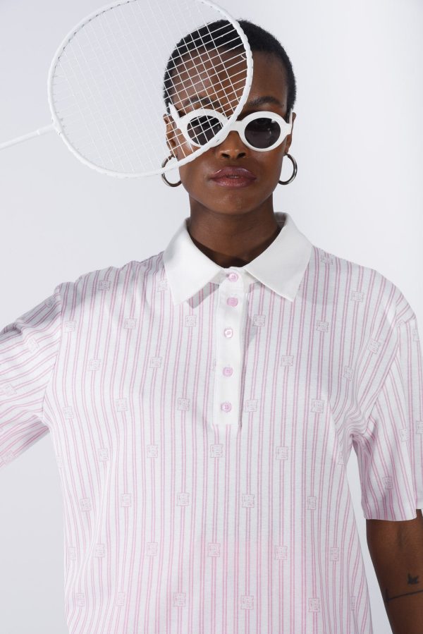 JOEY POLO T-SHIRT PINK - Image 3